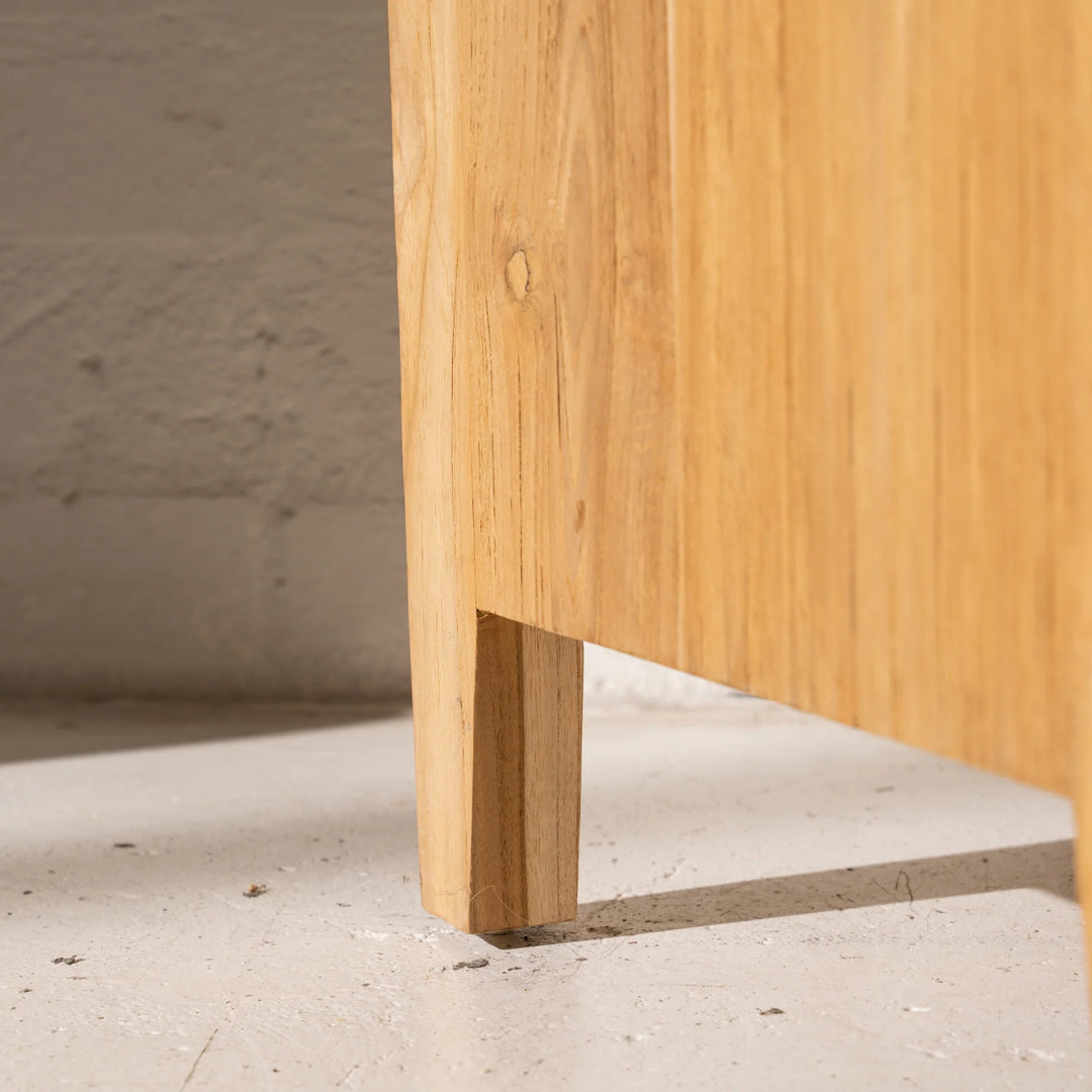 Betty 2 Drawer Bedside | Recycled Teak | W50 x D40 x H57cm