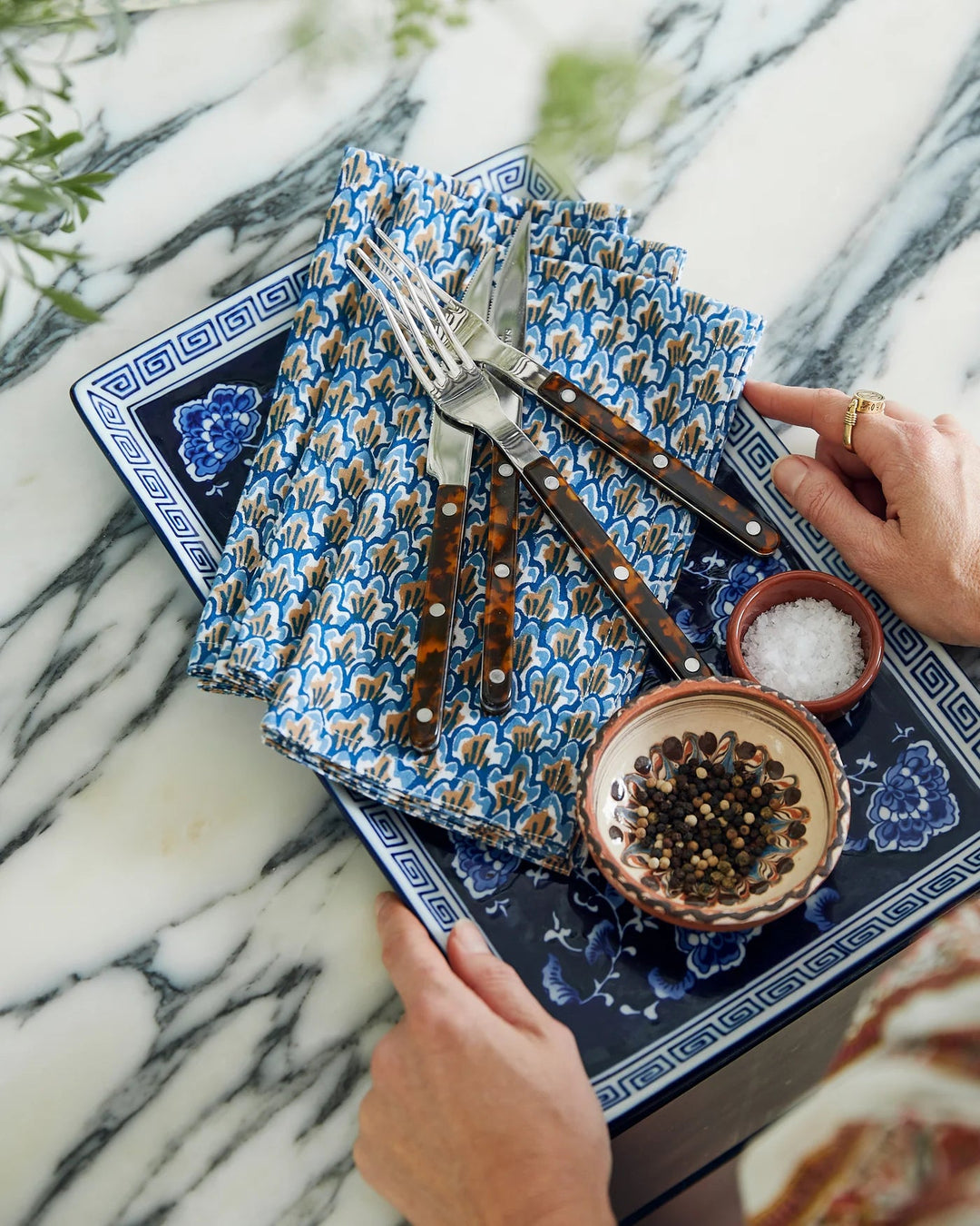 Biarritz Tobacco Napkins | SET OF 4 - Suzie Anderson Home