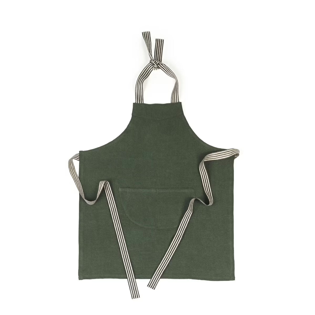 Billie Linen Apron | Libeco | Racing Green