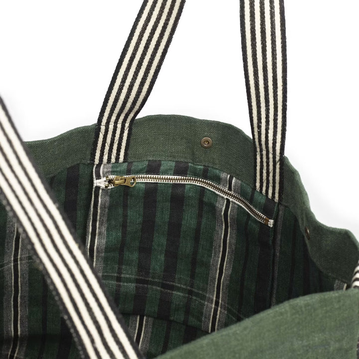 Billie Linen Shoulder Sac | Libeco | Racing Green