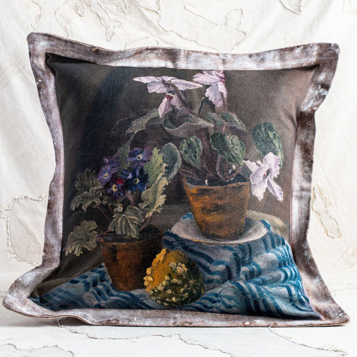 Swarm Canvas Cushion Cover | Violets | 55 x 55cm
