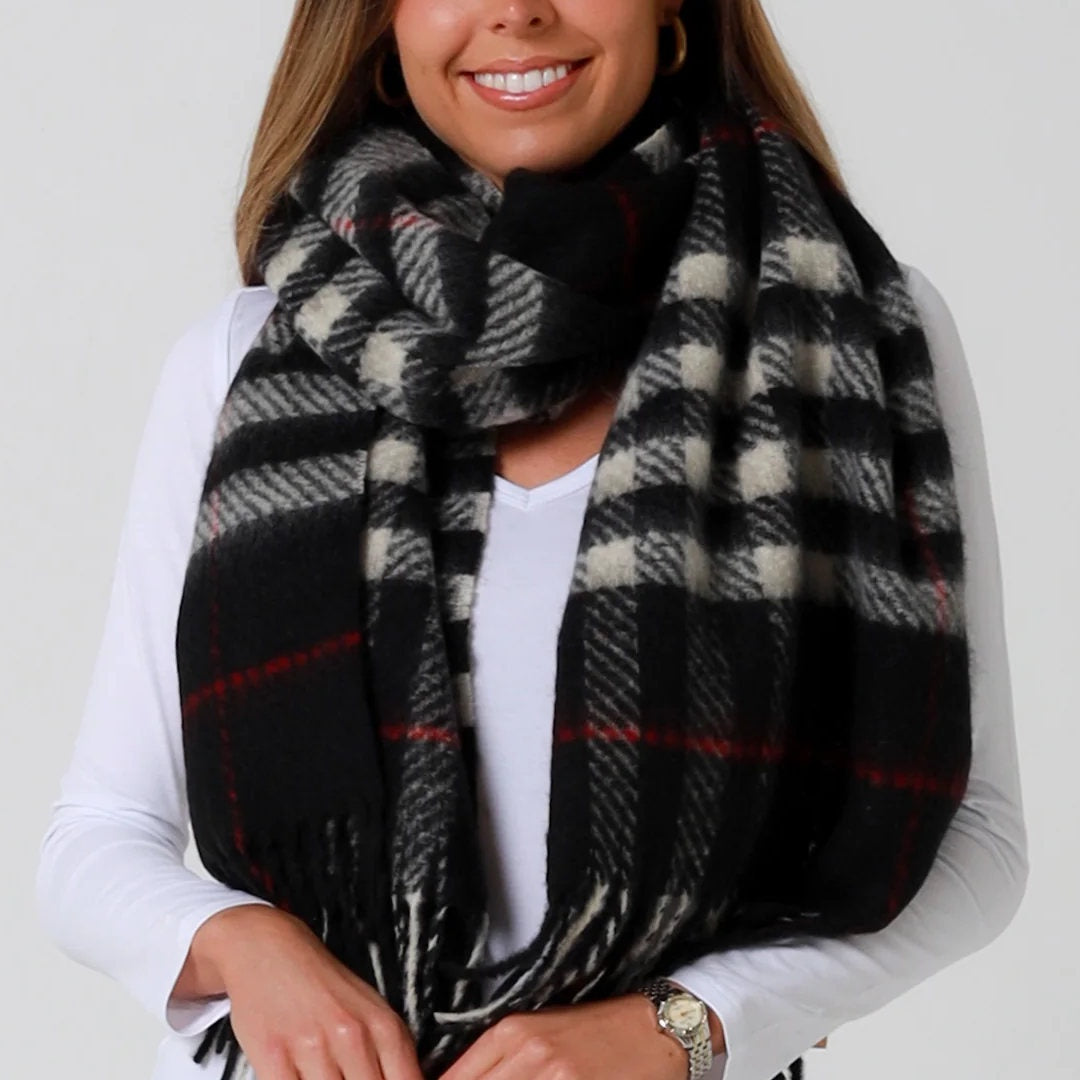 Tartan Check Scarf DN0157