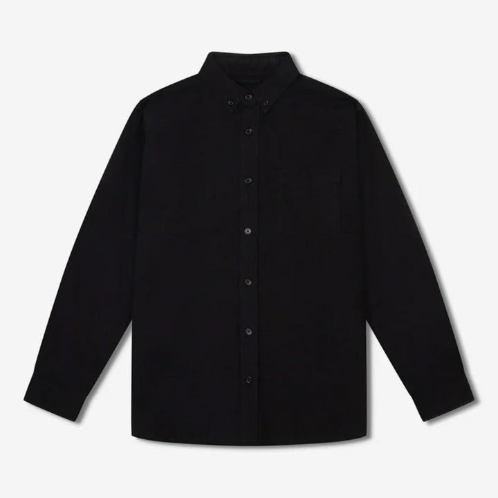 Simple | Men’s Oxford Long Sleeve Shirt | Black