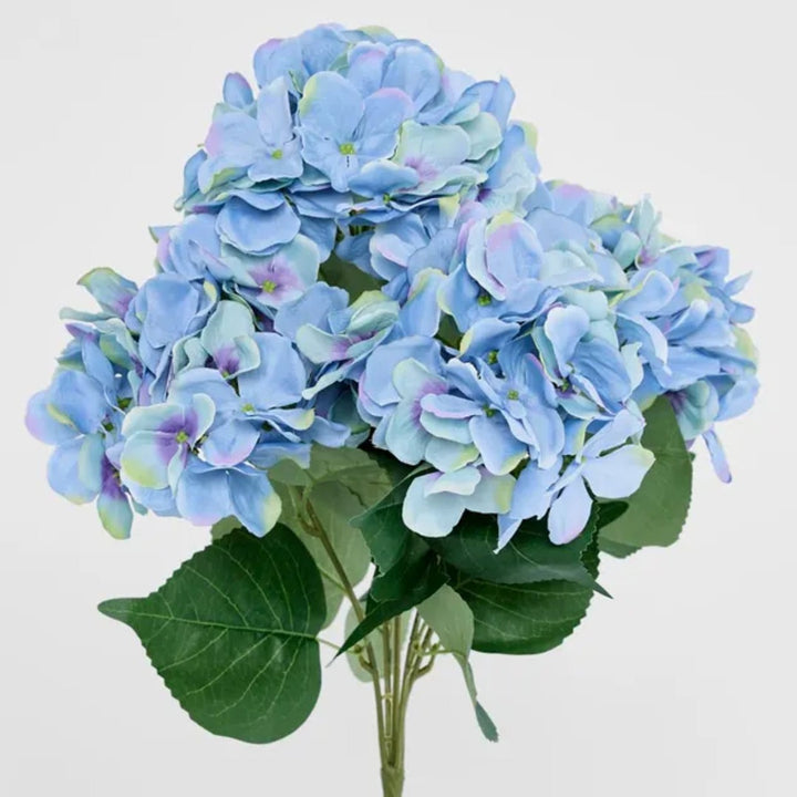 Faux Hydrangea Bundle Blue | 55cm