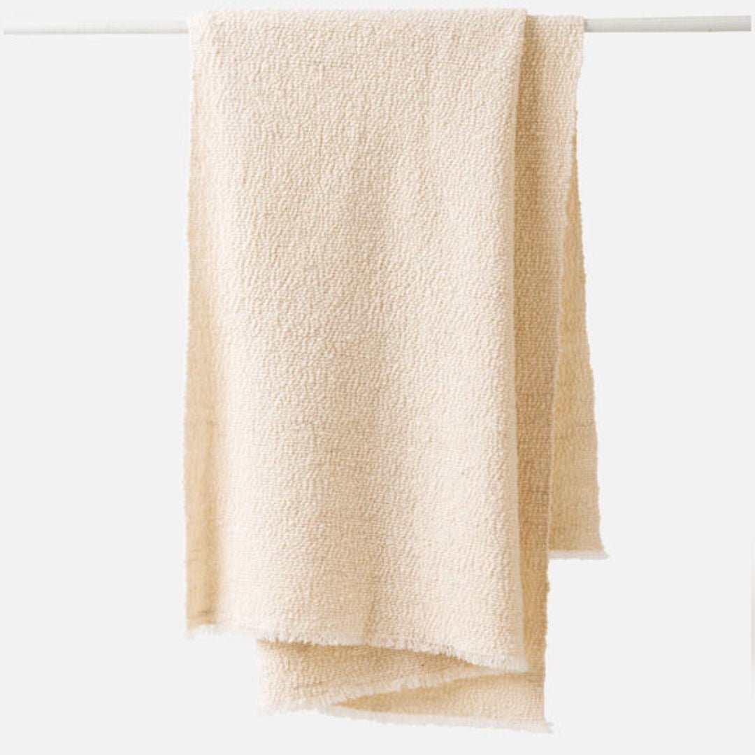 Boucle Wool Throw | Natural | 160x210cm - Suzie Anderson Home