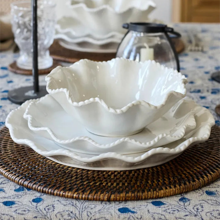 Scallopia Rope Ceramic Bowl