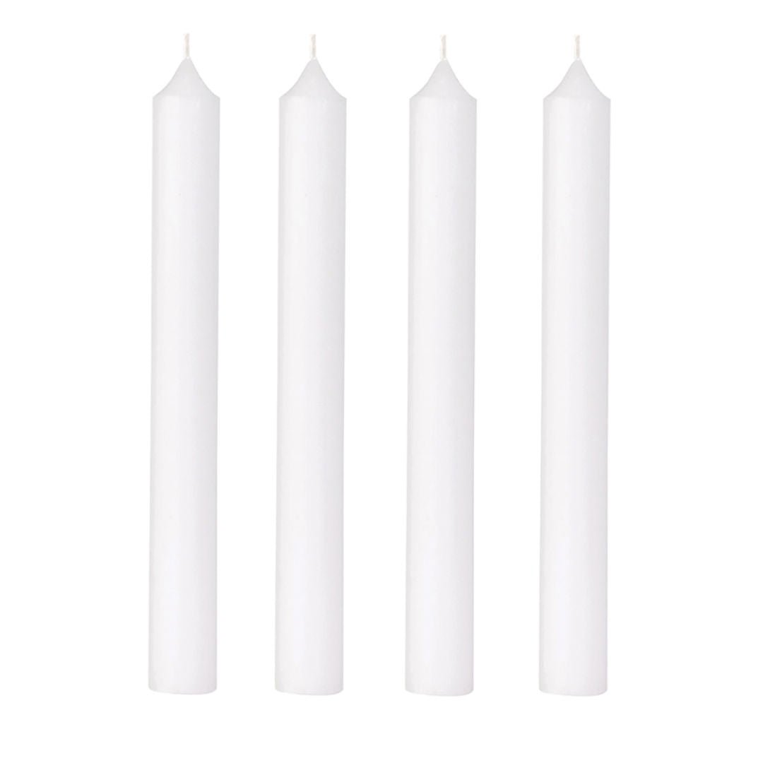 BOX OF 12 Dinner Candle | White | Made in France (Pay for 11, Get 12) - Suzie Anderson Home