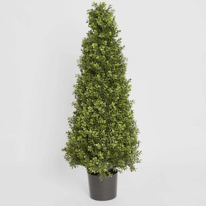 Faux Boxwood Pyramid Tree | 1.0m