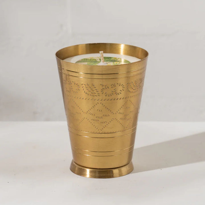 Lassi Brass Cup Handpoured Soy Candle | Tonic (Bowral)