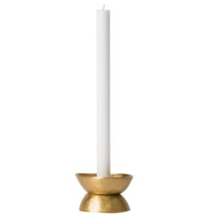 Pebble Candle Holder | Brass