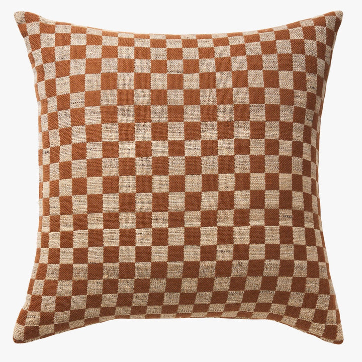 Matteo Handmade Luxury Wool & Silk Cushion & Insert | Bronze | 50x50cm