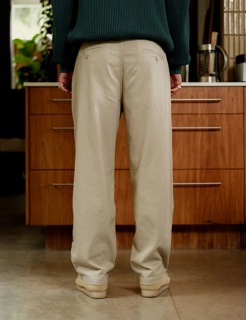 Simple | Brooklyn Cotton Pant | Stone