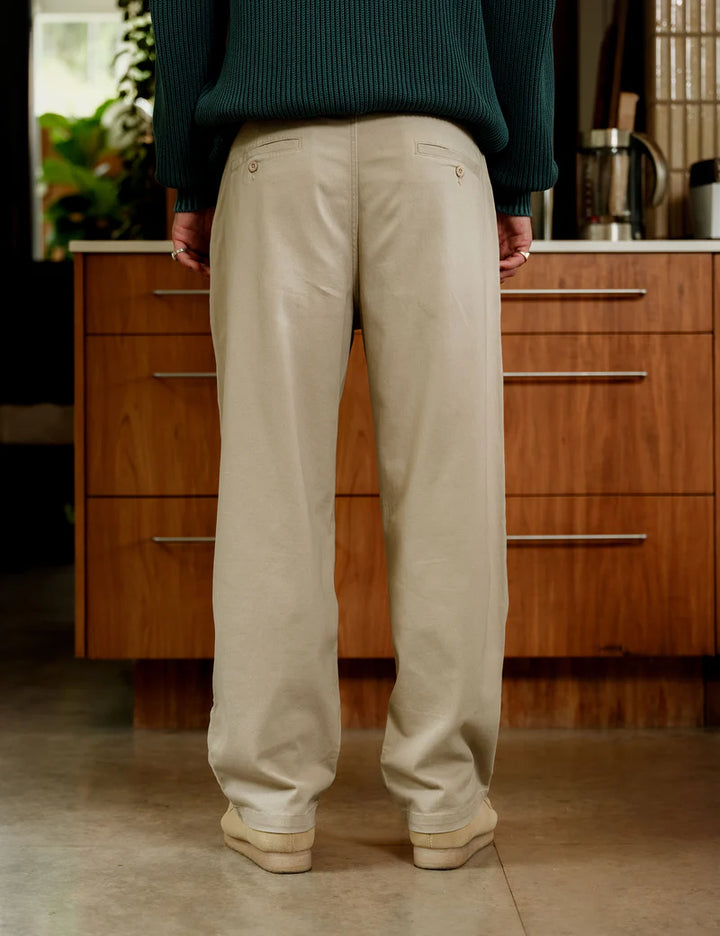 Simple | Brooklyn Cotton Pant | Stone