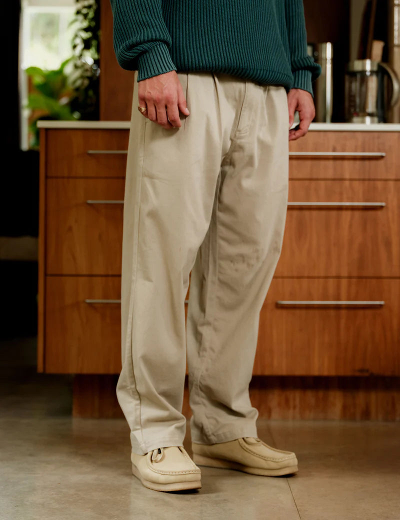 Simple | Brooklyn Cotton Pant | Stone