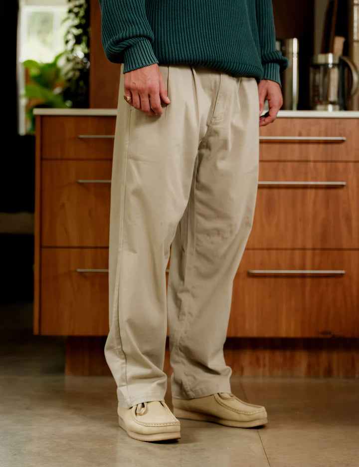 Simple | Brooklyn Cotton Pant | Stone