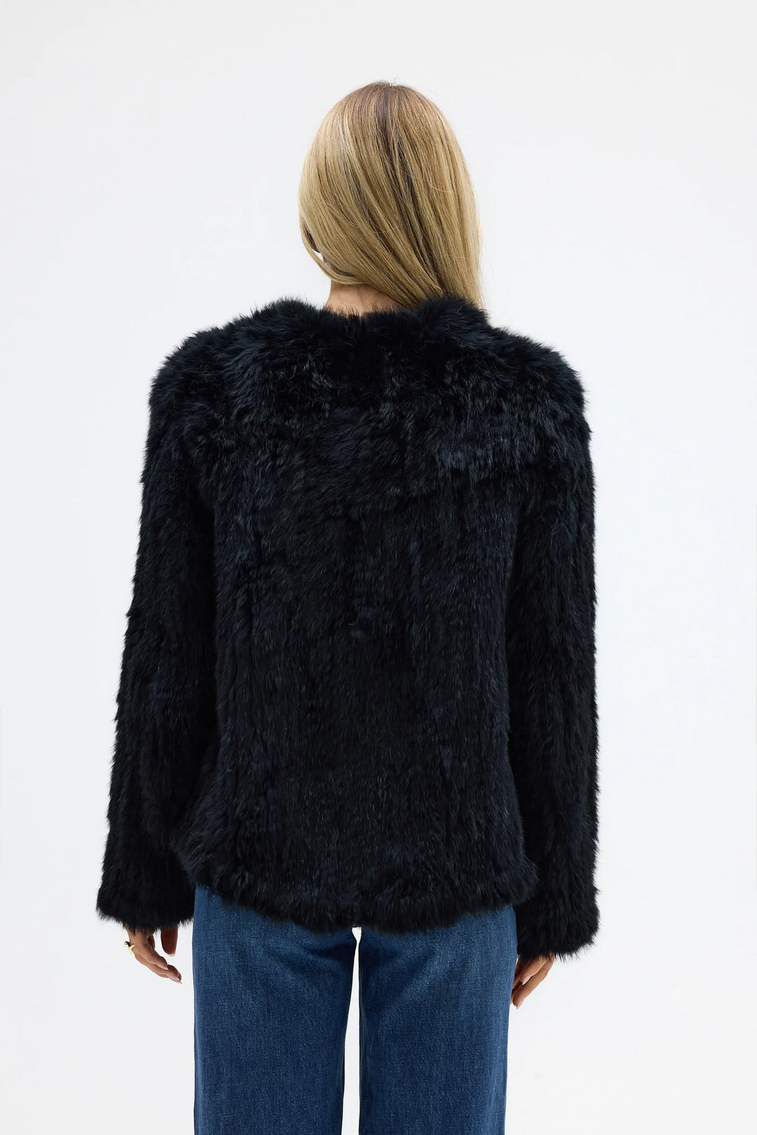 Bubish | Emma Faux Fur Jacket | Black