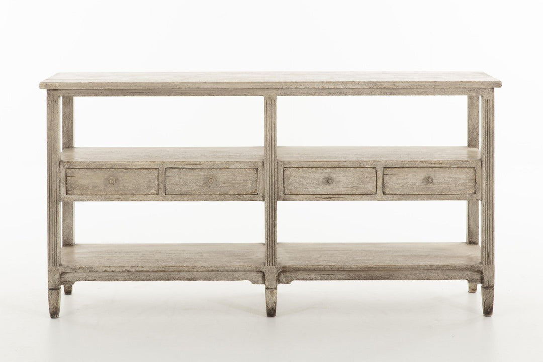 Buckley Reclaimed Pine Console Table | Flamant Belgium | L173 x D42 x H89 - Suzie Anderson Home