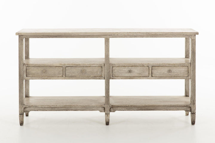 Buckley Reclaimed Pine Console Table | Flamant Belgium | L173 x D42 x H89 - Suzie Anderson Home