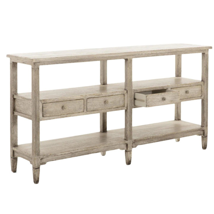 Buckley Reclaimed Pine Console Table | Flamant Belgium | L173 x D42 x H89 - Suzie Anderson Home