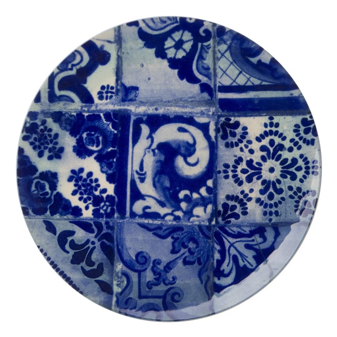 Buffet Plate | Lisboa Blue Tile | Made in Portugal | 29cm *NA - Suzie Anderson Home