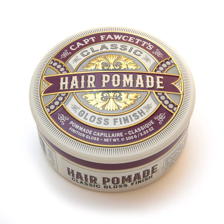 Captain Fawcett Classic Pomade 100g Burgundy Glossy Finish