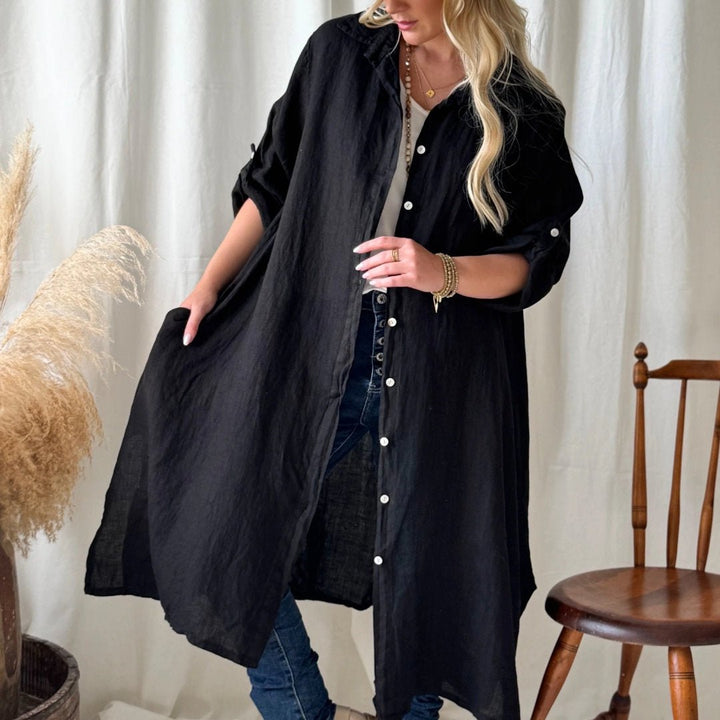 Bypias | Adele Shirt Dress | Black - Suzie Anderson Home