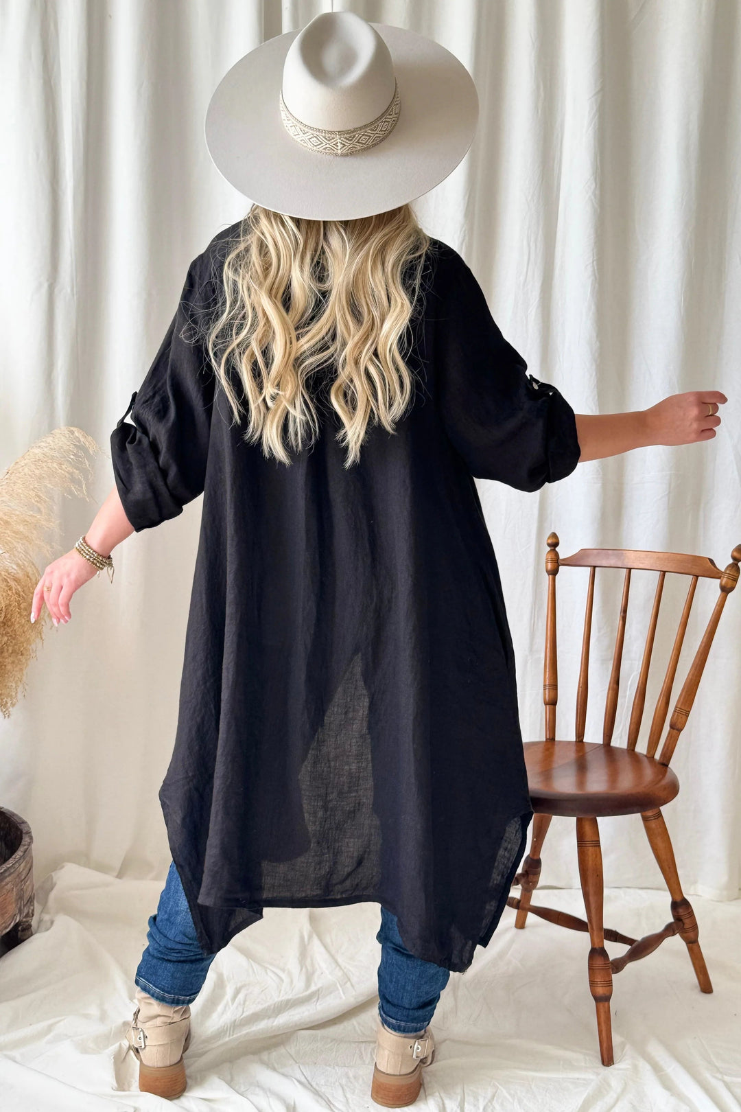 Bypias | Adele Shirt Dress | Black - Suzie Anderson Home