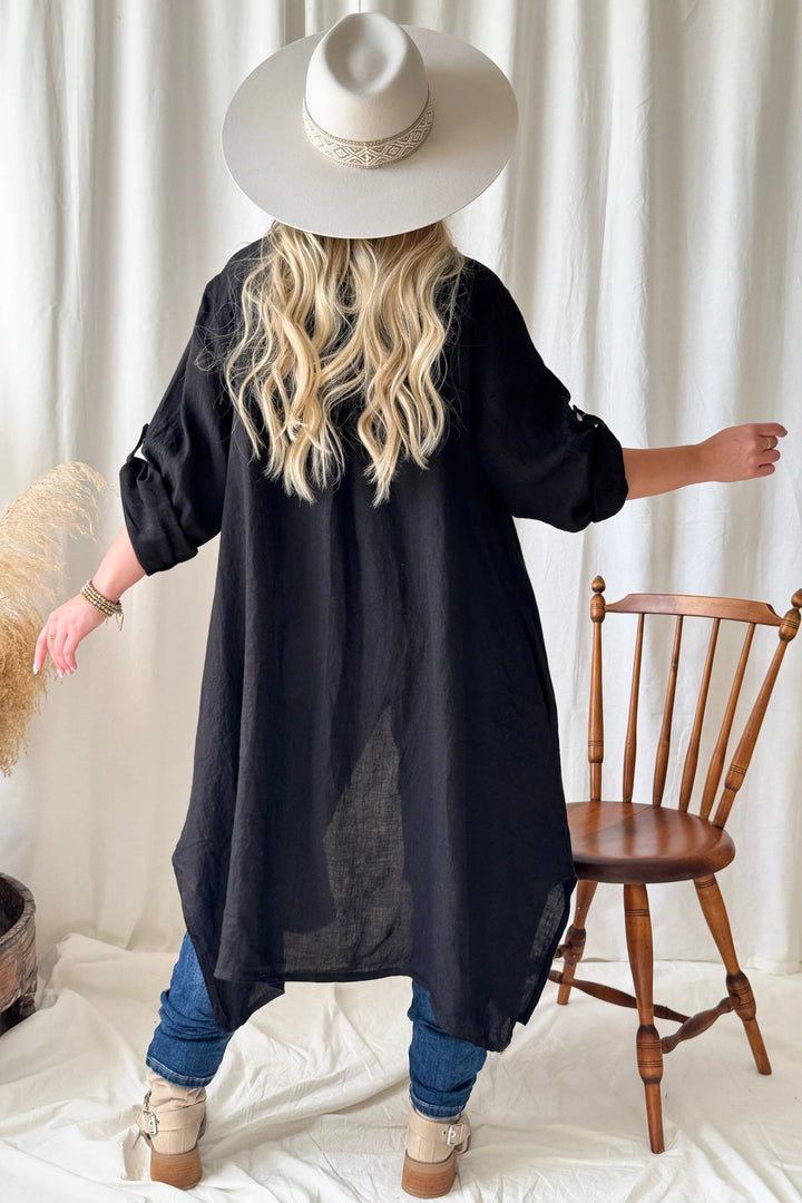 Bypias | Adele Shirt Dress | Black - Suzie Anderson Home