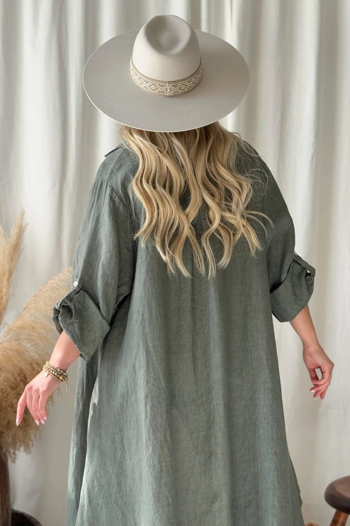Bypias | Adele Shirt Dress | Camo - Suzie Anderson Home