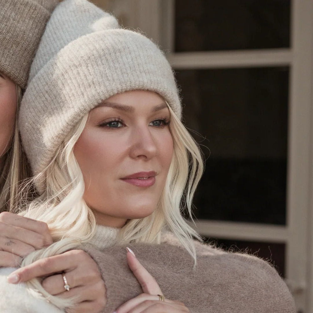 Bypias | Chamonix Alpaca Beanie | Off White - Suzie Anderson Home
