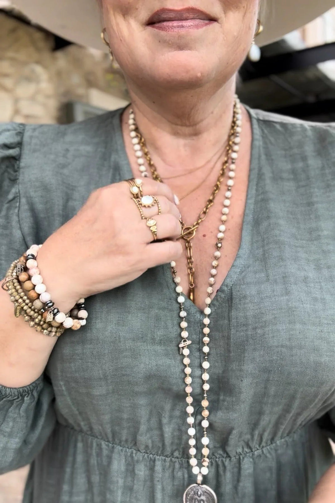 Bypias | Charly Linen Dress | Camo - Suzie Anderson Home