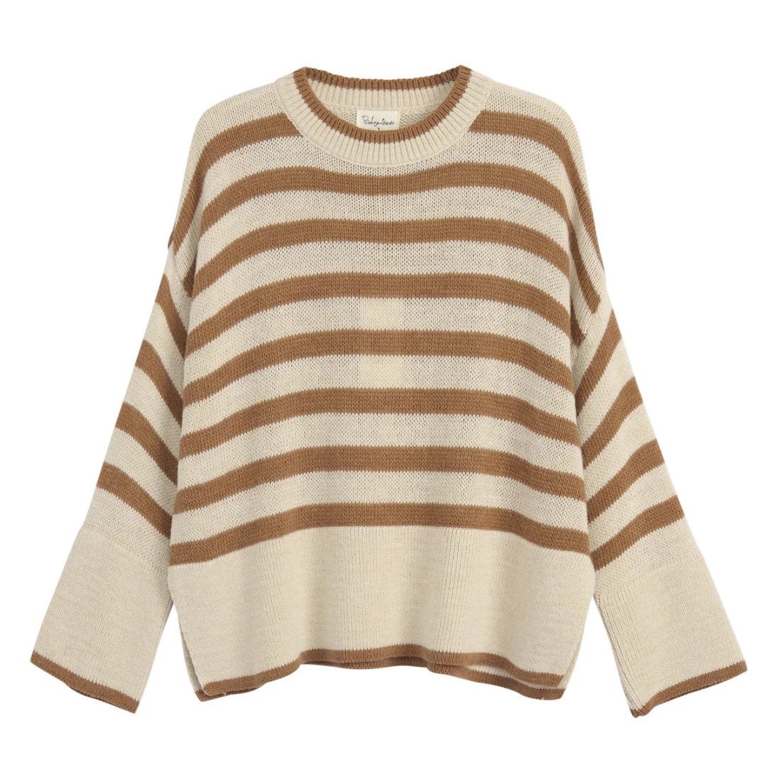 Bypias | Josalie Jumper | Off White/Caramel - Suzie Anderson Home