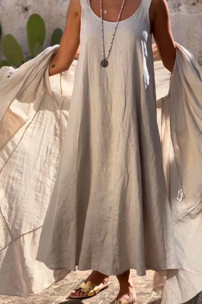 Bypias | Maddalena Dress | Sand - Suzie Anderson Home