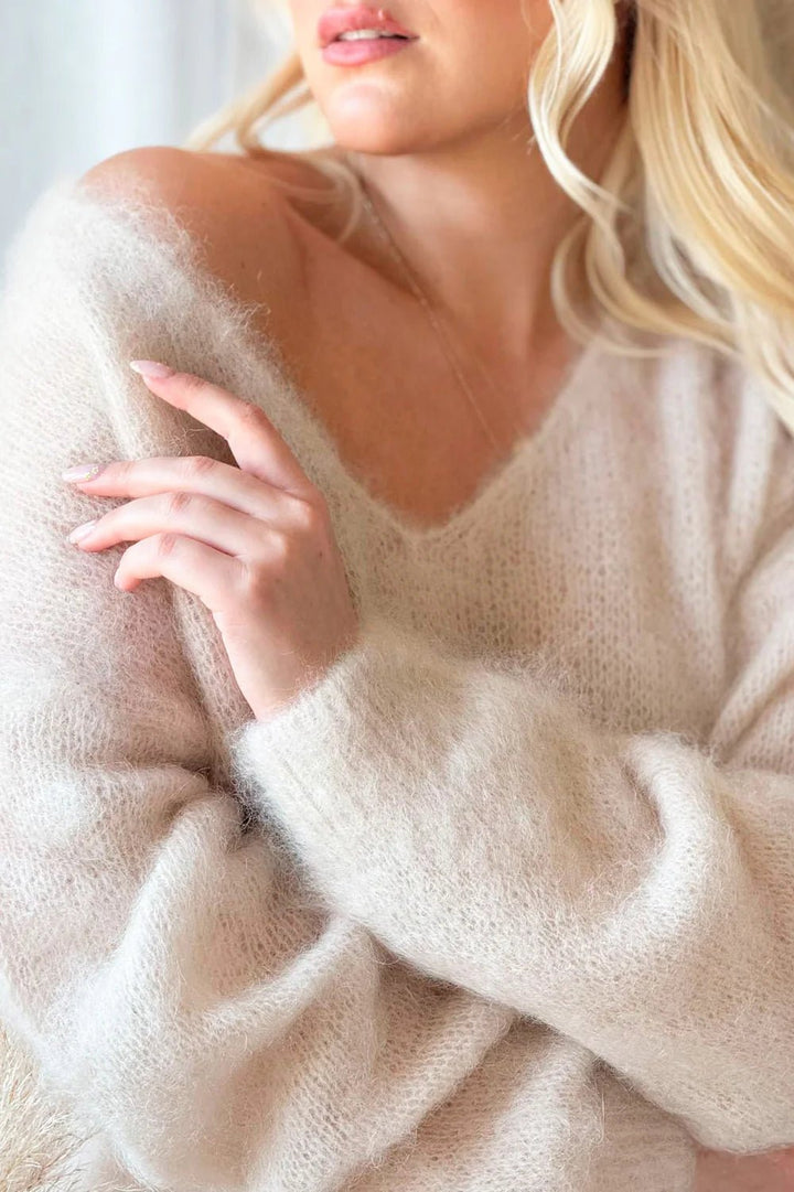 Bypias | Mohair Heaven Jumper | Beige - Suzie Anderson Home