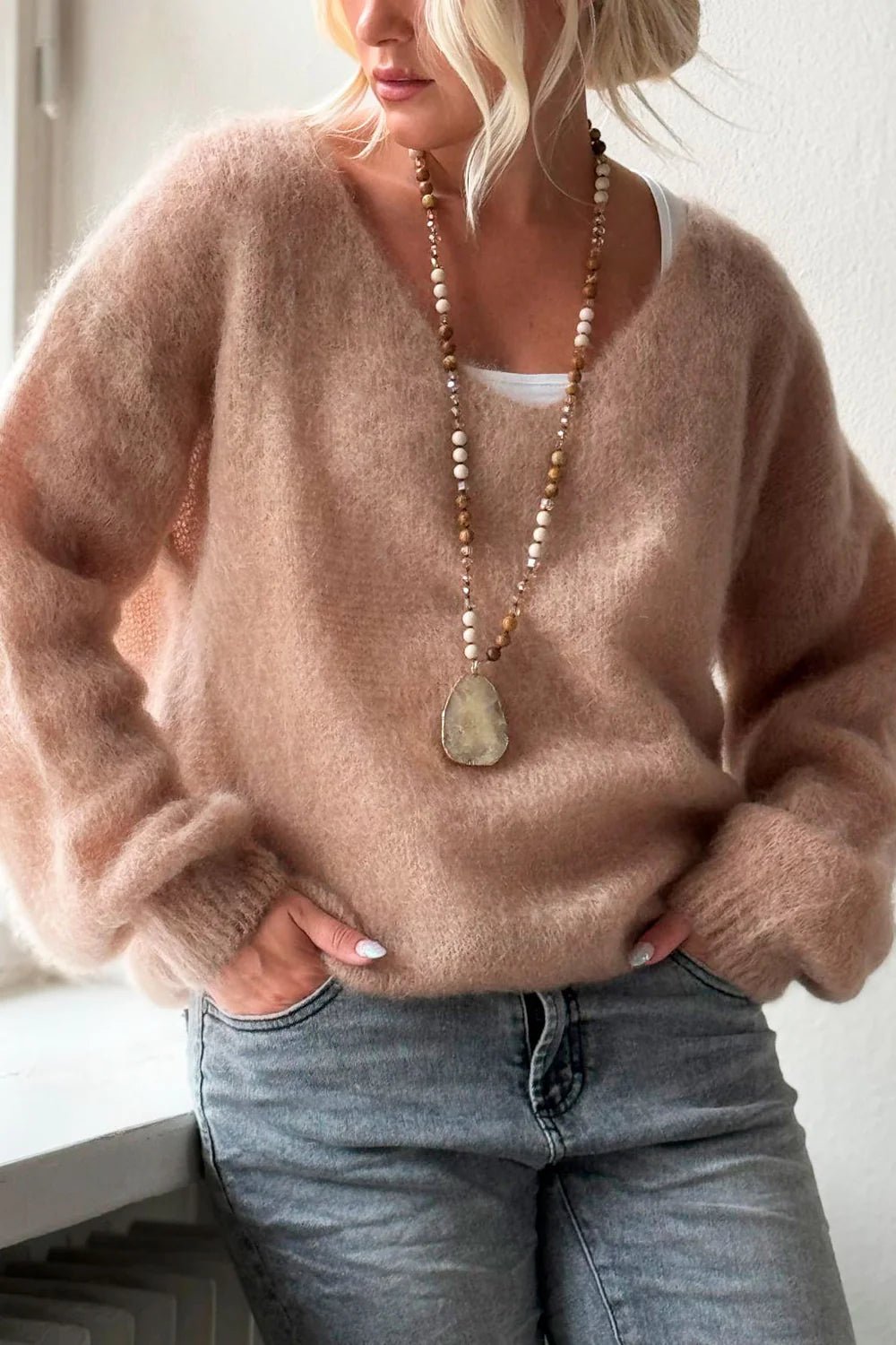 Bypias | Mohair Heaven Jumper | Caramel - Suzie Anderson Home