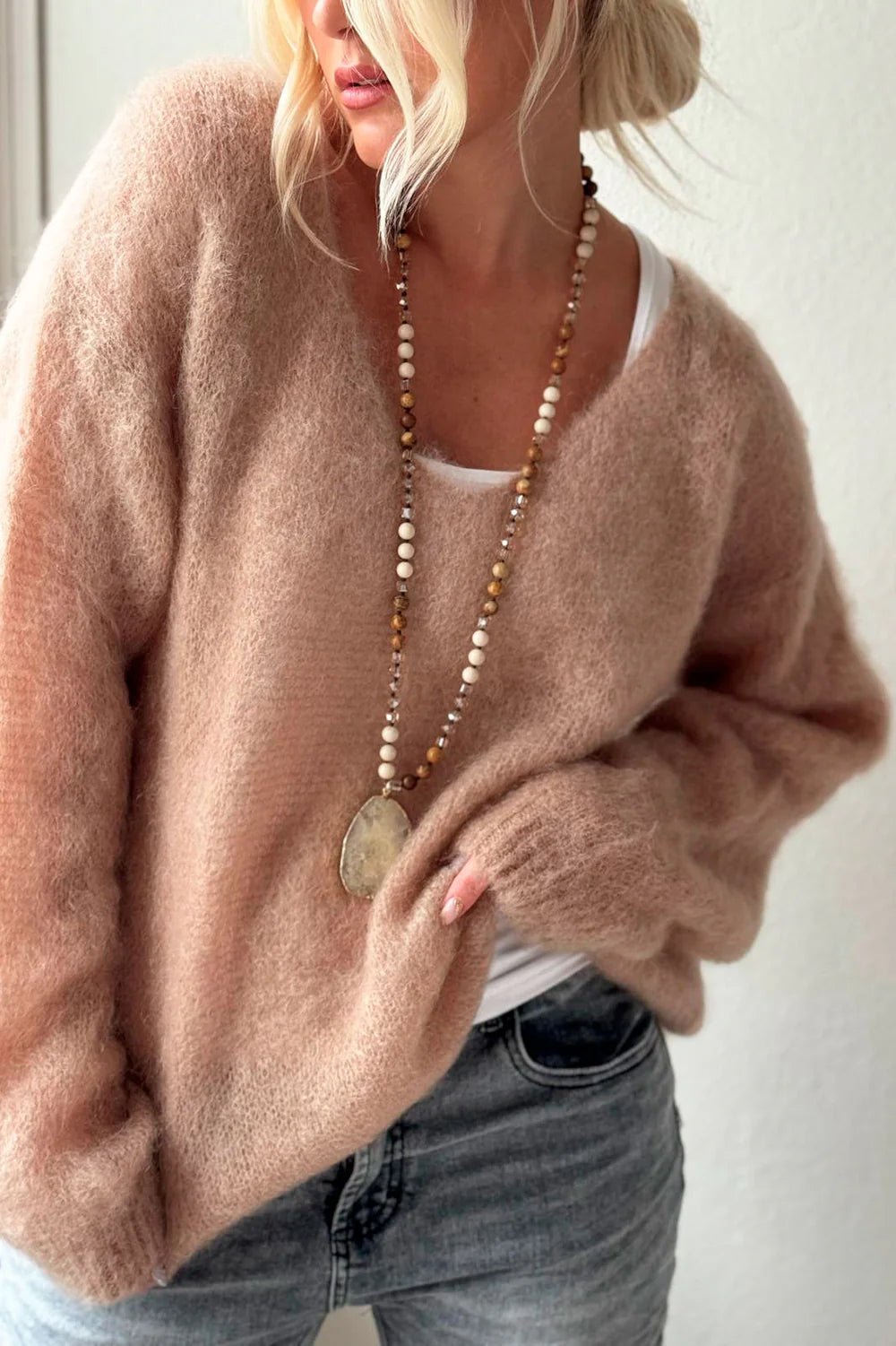 Bypias | Mohair Heaven Jumper | Caramel - Suzie Anderson Home