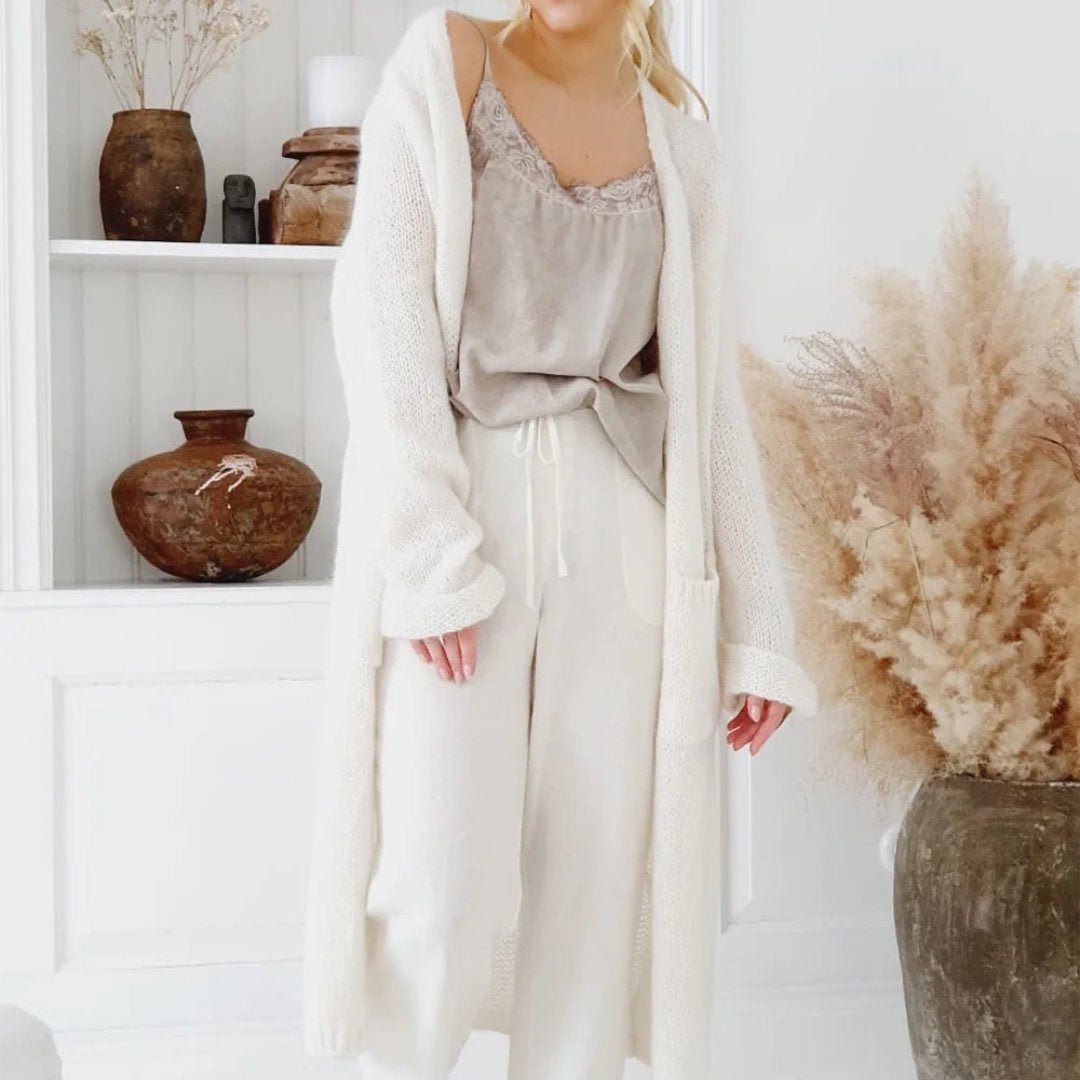 Bypias | Slowly Morning Cardi | Natural White - Suzie Anderson Home