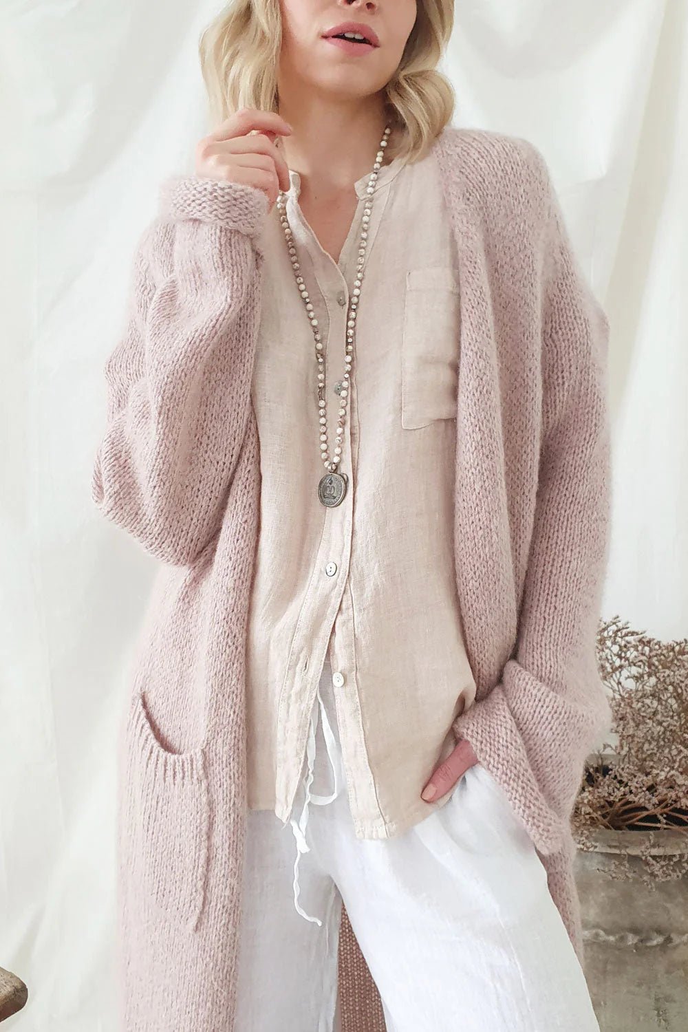 Bypias | Slowly Morning Cardi | Rose - Suzie Anderson Home