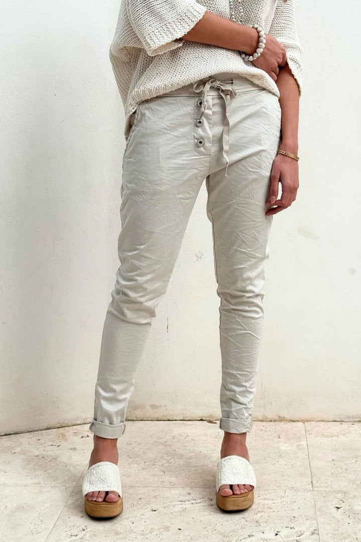 Bypias | Tencel Joggers | Sand - Suzie Anderson Home