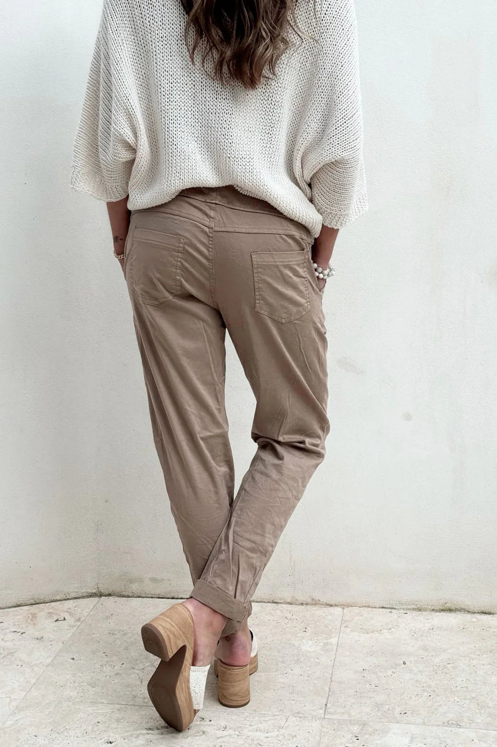 Bypias | Tencel Joggers | Taupe - Suzie Anderson Home