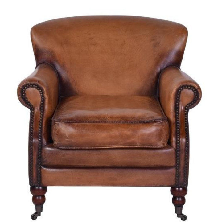 Norristown Leather Chair | Tan