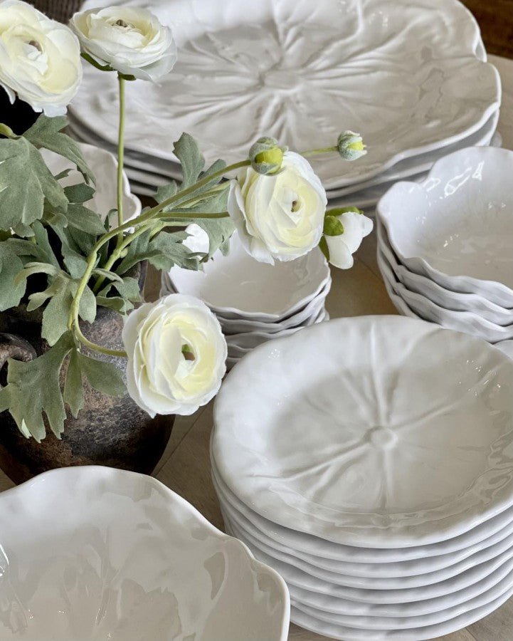 Cabbage Bowl Large 32 cm | Melamine | White - Suzie Anderson Home
