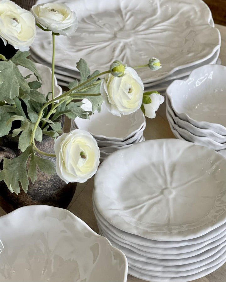 Cabbage Bowl Large 32 cm | Melamine | White - Suzie Anderson Home