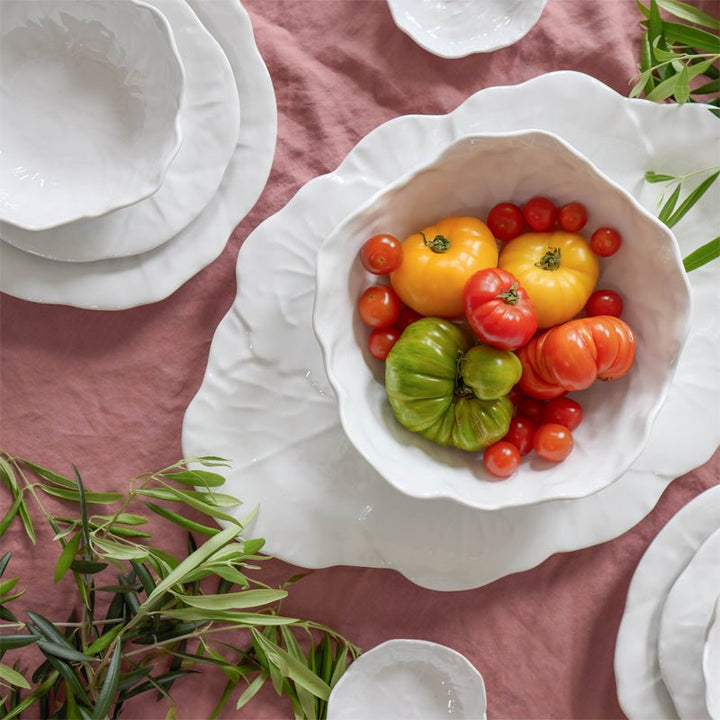 Cabbage Bowl Large 32 cm | Melamine | White - Suzie Anderson Home