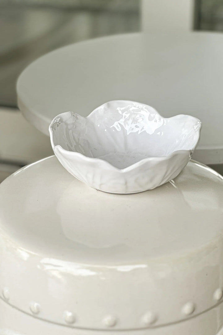 Cabbage Bowl Small 18 cm | Melamine | White - Suzie Anderson Home