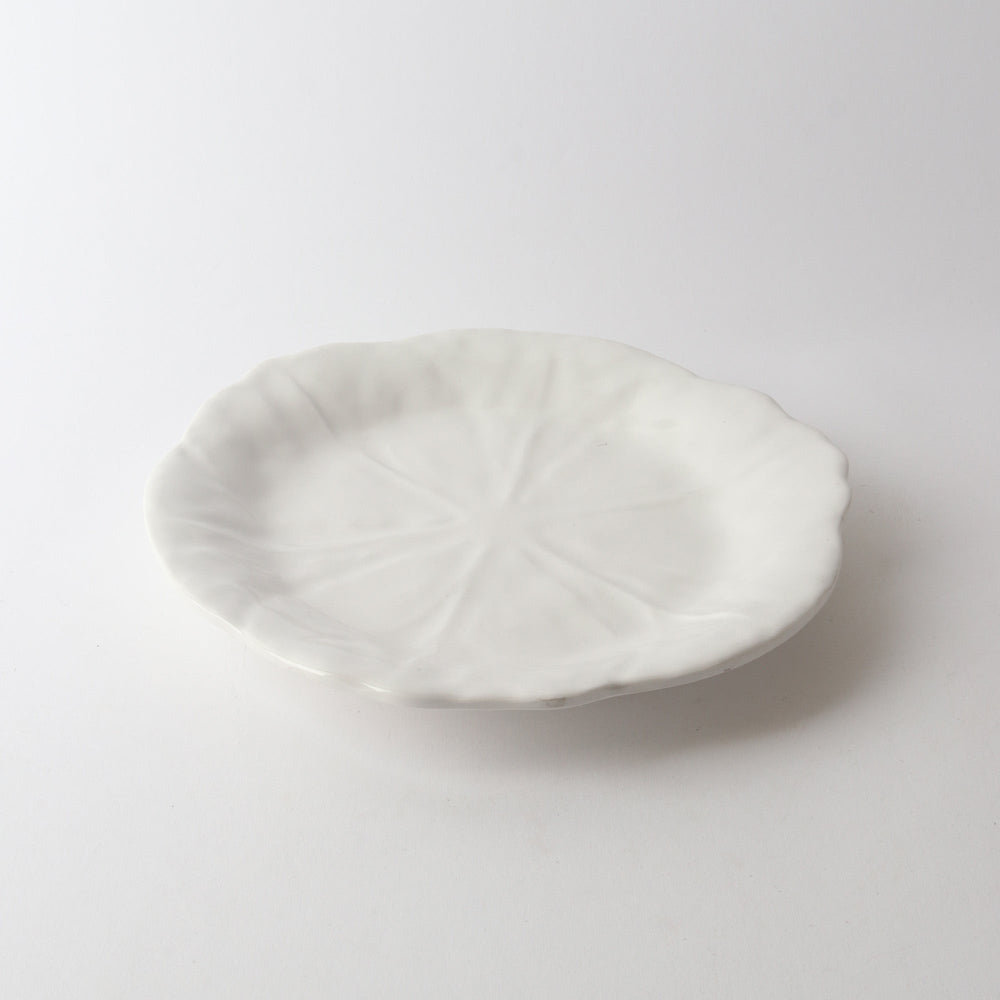 Cabbage Dinner Plate | Melamine | White - Suzie Anderson Home
