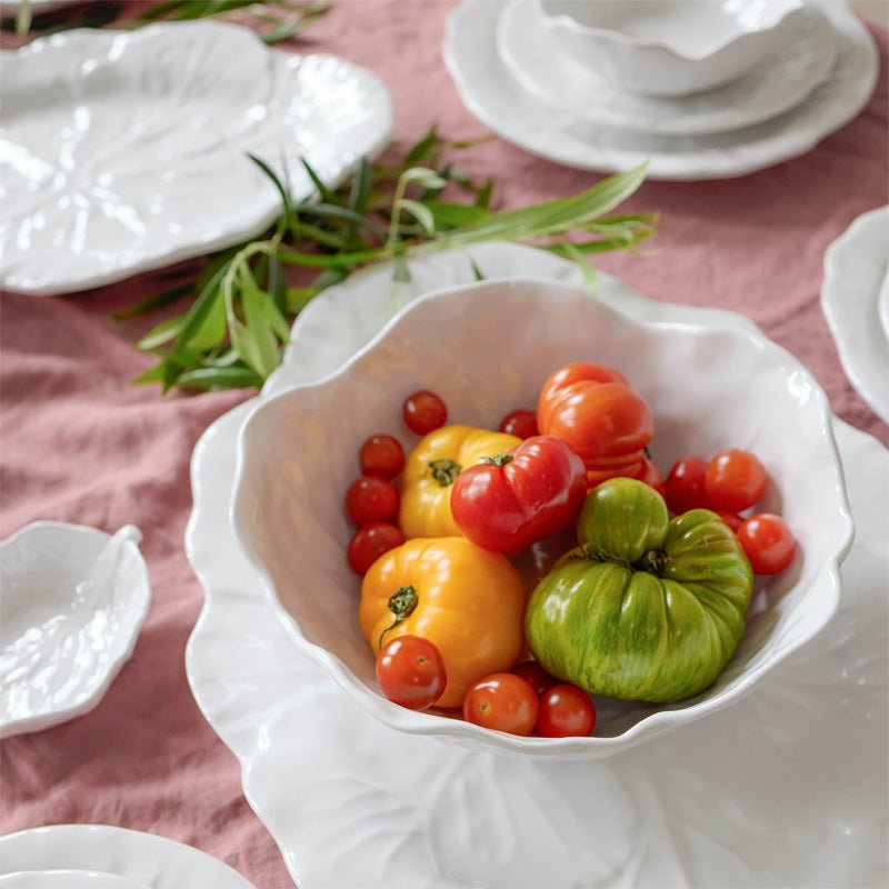Cabbage Snack Bowl 12cm | Melamine | White - Suzie Anderson Home