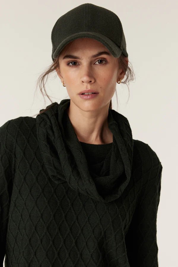 Cable | Hampden Merino Snood | Moss - Suzie Anderson Home