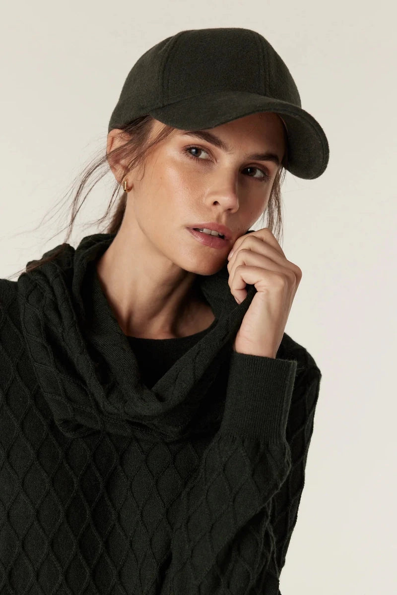 Cable | Hampden Merino Snood | Moss - Suzie Anderson Home