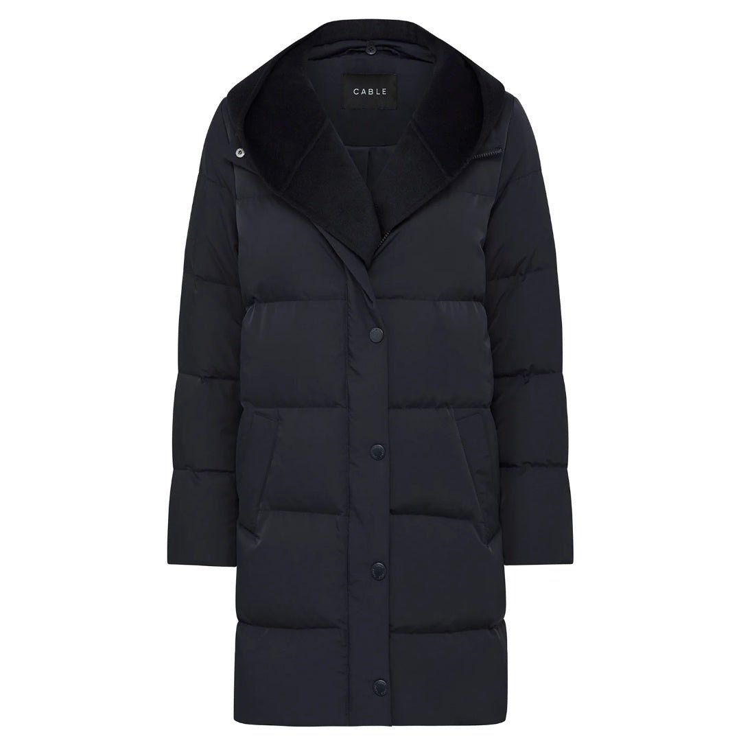 Cable | Henderson Puffer | Navy - Suzie Anderson Home